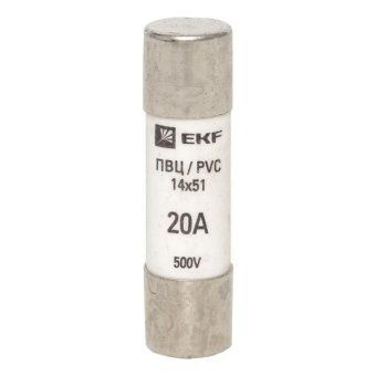 вставка плавкая цилиндрическая пвц 14х51 20а ekf pvc-14x51-20 от магазина Штепсель и батарейка. - фото_2