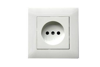 розетка 1-м karea rizz без заземл. керамика бел. makel 88001002 от магазина Штепсель и батарейка.