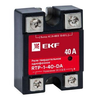 реле твердотельное однофазное rtp-40-da proxima ekf rtp-1-40-da от магазина Штепсель и батарейка. - фото_5