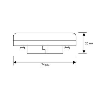 лампа светодиодная led12-gx53/845/gx53 12вт 220в camelion 12787 от магазина Штепсель и батарейка. - фото_2