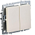 выключатель 2-кл. сп brite вс10-2-0-бркр 10а механизм беж. iek br-v20-0-10-k10 от магазина Штепсель и батарейка.
