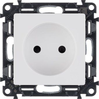 розетка 1-м сп valena life 16а ip20 250в 2p защ. шторки безвинтов. клеммы с лицев. панелью механизм бел. leg 753416 от магазина Штепсель и батарейка. - фото_2