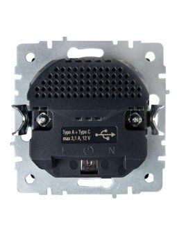 розетка brite рюш11-1-брч 16а с usb a+c 18вт с заземл. защ. шторки механизм черн. iek br-r14-16-u22-018-k02 от магазина Штепсель и батарейка. - фото_5