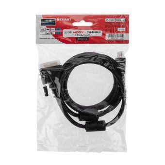 шнур hdmi - dvi-d gold 1.5м с фильтрами rexant 17-6303 от магазина Штепсель и батарейка. - фото_4