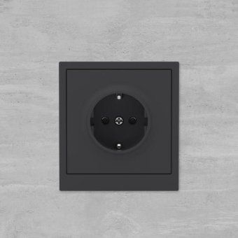 розетка силовая kant 2p+e защ. шторки черн. уголь dkc 7012003 от магазина Штепсель и батарейка. - фото_6