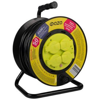 удлинитель на катушке 4х50м с заземл. ip44 crw-04-5000 фаzа 5063877 от магазина Штепсель и батарейка. - фото_4