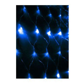гирлянда сеть 240led 1.8х1.7м с контроллером (разные режимы мигания) провод 3м ip20 син. космос koc_net240led_b от магазина Штепсель и батарейка.