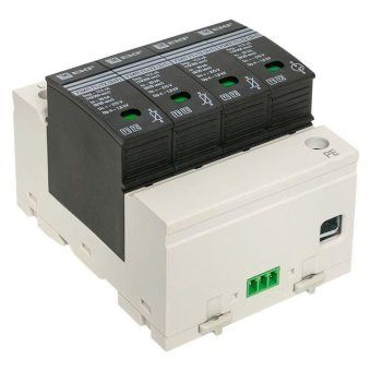 устройство защиты от импульсных перенапряжений т1+т2; iimp-12.5ka; in-20ka; uc-275в; 3+1 proxima ekf ov12-31-506 от магазина Штепсель и батарейка. - фото_5