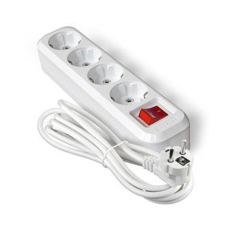 удлинитель 4х3м с заземл. ip20 s-304а пвс 3х1.5 с выкл. universal 1734 от магазина Штепсель и батарейка.
