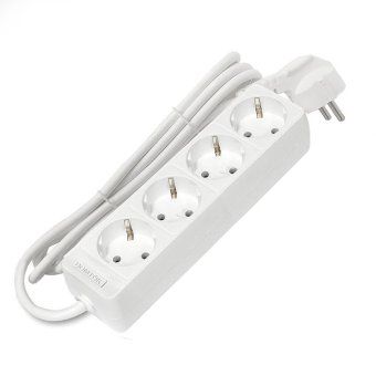 удлинитель 4х1.5м с заземл. 16а ip20 3.5квт пвс 3х1 бел. domtok 2394 от магазина Штепсель и батарейка. - фото_3