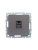 розетка компьютерная сп rj45 кат.5e brite рк10-брс механизм сталь iek br-k10-1-k46 от магазина Штепсель и батарейка. - фото_2