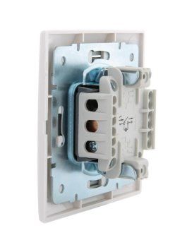 выключатель 1-кл. сп mira 10а ip20 с подсветкой с сер. вставкой бел. lezard 701-0215-111 от магазина Штепсель и батарейка. - фото_5