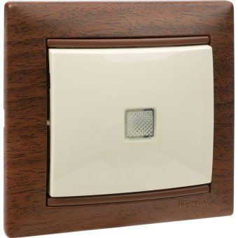 выключатель 1-кл. сп valena 10а ip31 250в с зел. индикацией механизм сл. кость leg 774310 от магазина Штепсель и батарейка. - фото_3