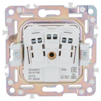 розетка 1-м skandy 16а ip44 с заземл. защ. шторки с крышкой sk-r11w арктич. бел. iek sk-r16-16-44-k01 от магазина Штепсель и батарейка. - фото_4