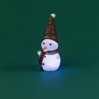фигура светодиодная "снеговик" 17см 1led rgb 0.1вт ip20 neon-night 513-018 от магазина Штепсель и батарейка. - фото_9
