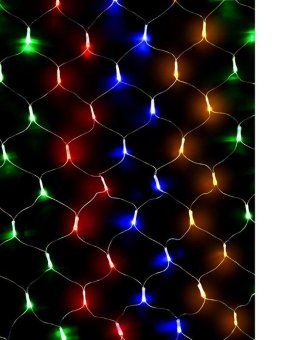 гирлянда-сетка ntld144c-m 1.5х1м 144led разноцвет. ip20 соединяемая до 3мод. shlights 4610003328672 от магазина Штепсель и батарейка.