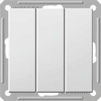 выключатель 3-кл. сп w59 16а ip20 механизм шампань sche vs0516-351-4-86 от магазина Штепсель и батарейка.