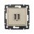 розетка usb 2-м сп valena сл. кость leg 774170 от магазина Штепсель и батарейка.