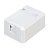 корпус настенной розетки для установки 1-ой вставки типа keystone jack д wrline wr-mb-1 бел. hyperline 505219 от магазина Штепсель и батарейка.