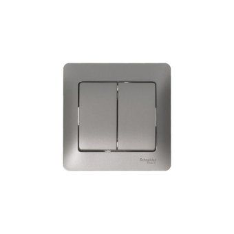 выключатель 2-кл. сп glossa 10а ip20 (сх. 5) 10ax механизм платина se gsl001251 от магазина Штепсель и батарейка. - фото_6
