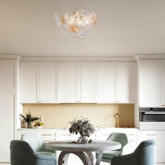 светильник brillia 60вт e14х6 ip20 потолочн. freya fr5274cl-06g от магазина Штепсель и батарейка. - фото_7
