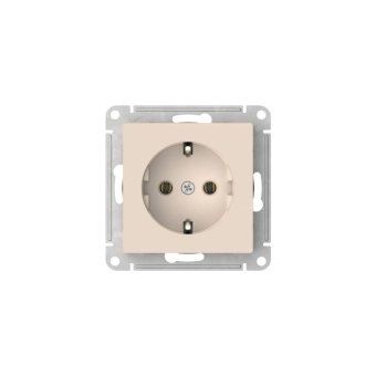розетка atlasdesign 16а с заземл. быстрозажим. клем. механизм беж. se atn000243s от магазина Штепсель и батарейка. - фото_5