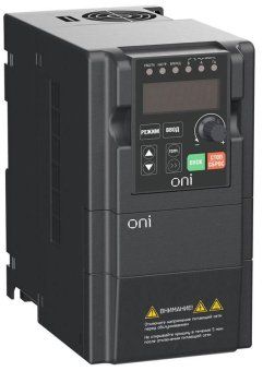 преобразователь частоты a150 380в 3ф 0.75квт 3а встроенный торм. модуль oni a150-33-075ht от магазина Штепсель и батарейка.