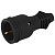 розетка rx11-b-ip44 16а ip44 прямая с заземл. каучук черн. эра б0069325 от магазина Штепсель и батарейка.