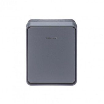 выключатель 1-кл. оп atlasdesign profi54 ip54 10ax с подсветкой антрацит se atn544013 от магазина Штепсель и батарейка. - фото_4