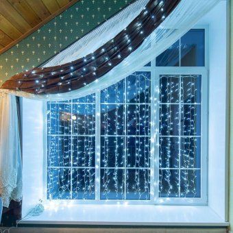 гирлянда светодиодная "твинкл лайт" 6м 40led бел. 5.1вт 220-240в ip20 с контроллером 8 режимов провод пвх темн. зел. neon-night 303-025 от магазина Штепсель и батарейка. - фото_11