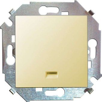 выключатель 1-кл. сп simon 15 16а ip20 с подсветкой винтов. зажим механизм сл. кость simon 1591104-031 от магазина Штепсель и батарейка.