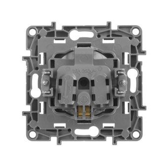 розетка 1-м сп etika 16а ip31 250в 2p+e с заземл. защ. шторки немецк. стандарт винтов. клеммы механизм антрацит leg 672622 от магазина Штепсель и батарейка. - фото_2