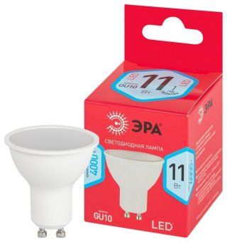 лампа светодиодная red line led mr16-11w-840-gu10 r 11вт mr16 софит 4000к нейтр. бел. gu10 эра б0050693 от магазина Штепсель и батарейка.