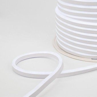 шнур светодиодный гибкий неон neon-night smd 8х16мм ip65 односторон. бел. 120 led/м набор 10м (с компл. подключ.) neon-night 131-003 от магазина Штепсель и батарейка.