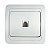 розетка телефонная 1-м сп classico 2034 16а ip20 бел. asd / in home 4690612000404 от магазина Штепсель и батарейка.