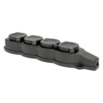 колодка 4-м 16а ip44 2p+pe 230в с защ. крышками каучук basic ekf rps-020-16-230-44 от магазина Штепсель и батарейка.