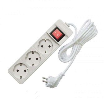 удлинитель 3х3м с заземл. 16а ip20 3.5квт пвс с выкл. союз 481s-8303 от магазина Штепсель и батарейка.