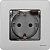 розетка 1-м сп inspiria 16а ip44 250в 2p+e защ. шторки с крышкой немецк. стандарт механизм алюм. leg 673742 от магазина Штепсель и батарейка.