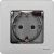 розетка 1-м сп inspiria 16а ip44 250в 2p+e защ. шторки с крышкой немецк. стандарт механизм алюм. leg 673742 от магазина Штепсель и батарейка.
