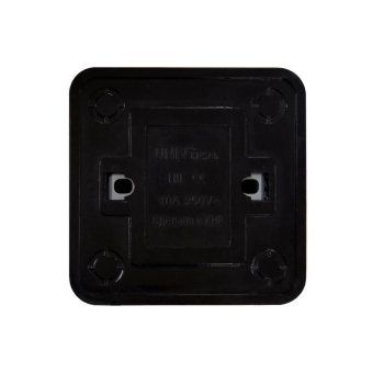 выключатель 2-кл. оп олимп 10а ip20 черн. universal 2213 от магазина Штепсель и батарейка. - фото_3