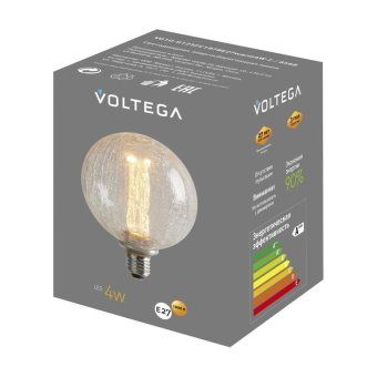 лампа светодиодная loft led g125fc1978 4вт 1800к e27 voltega 8568 от магазина Штепсель и батарейка. - фото_7
