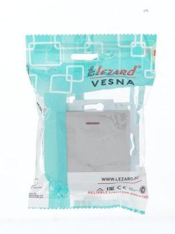 выключатель 1-кл. сп vesna с индикацией механизм платина lezard 742-3588-111 от магазина Штепсель и батарейка. - фото_5