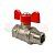 кран шаровой ручка-бабочка (внутр./наружн.) 1дюйм латунь с никелир. покрытием (48/12) valfex vf.218.nb1.100 от магазина Штепсель и батарейка.