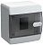 корпус пластиковый щрн-п-4 ip41 черн. прозр. дверь union compact iek uic-kp12-n-04-41-k01 от магазина Штепсель и батарейка.