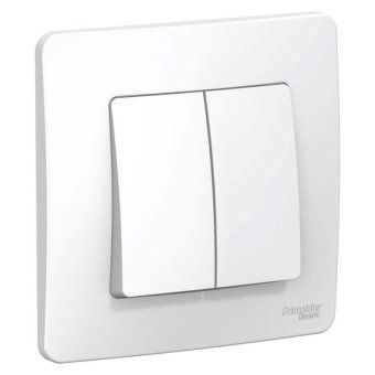 выключатель 2-кл. сп blanca 6а ip20 (сх. 5) 250в бел. se blnvs006501 от магазина Штепсель и батарейка. - фото_2