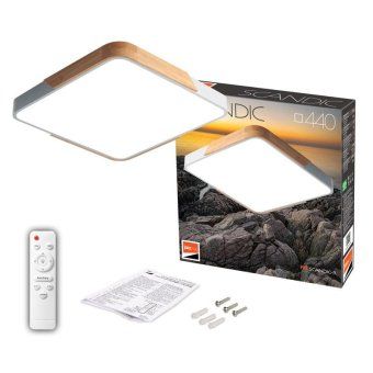 светильник светодиодный декоративный ppb scandic-s dim 72вт 3000-6500к ip20 настенно-потолочный бытовой диммир. wh/w jazzway 5037335 от магазина Штепсель и батарейка. - фото_9