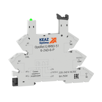 розетка для реле optirel g rr93-51-220-240u-6-p кэаз 281163 от магазина Штепсель и батарейка.