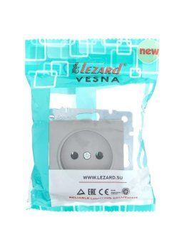 розетка 1-м сп vesna без заземл. пбт механизм платина lezard 742-3588-121b от магазина Штепсель и батарейка. - фото_5