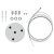светильник светодиодный geometria ring spo-132-w-40k-088 88вт 4000к 6000лм ip40 800х80 бел. подвесной драйвер внутри эра б0058902 от магазина Штепсель и батарейка. - фото_2