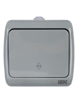 переключатель проходной 1-кл. 1п оп aquatic 10а ip54 вс-20-1-2-а сер. iek eva12-k03-10-54 от магазина Штепсель и батарейка. - фото_2
